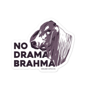 "No Drama Brahma" Sticker