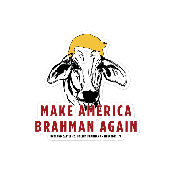 Make America Brahman Again Sticker